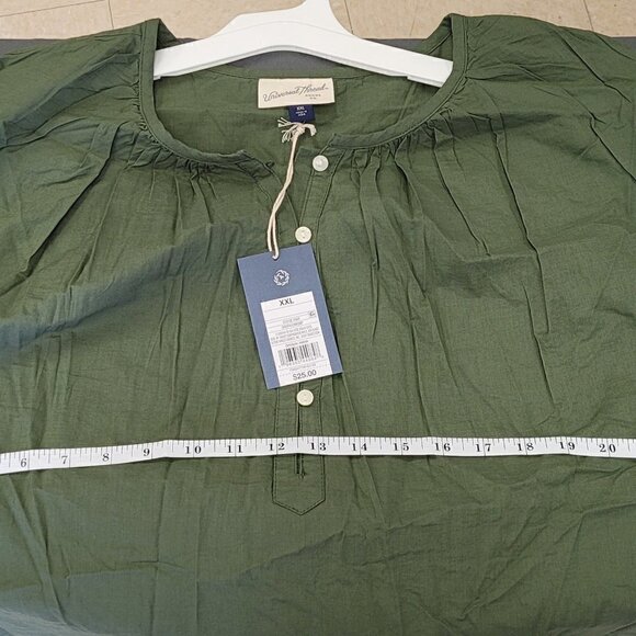 Universal Threads Lightweigh Long Sleeve Blouse, Green, Size XXL - Picture 8 of 11